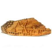 Wooden Handicrafts Village Wall Art